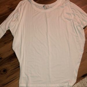 White 3/4 top